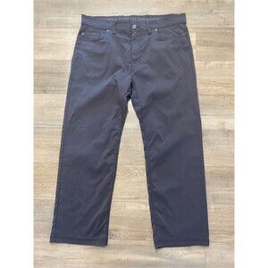 Prana Brion Pant II Stretch Slim Fit Chino Men's 38x30 Gray Hiking Casual Pants